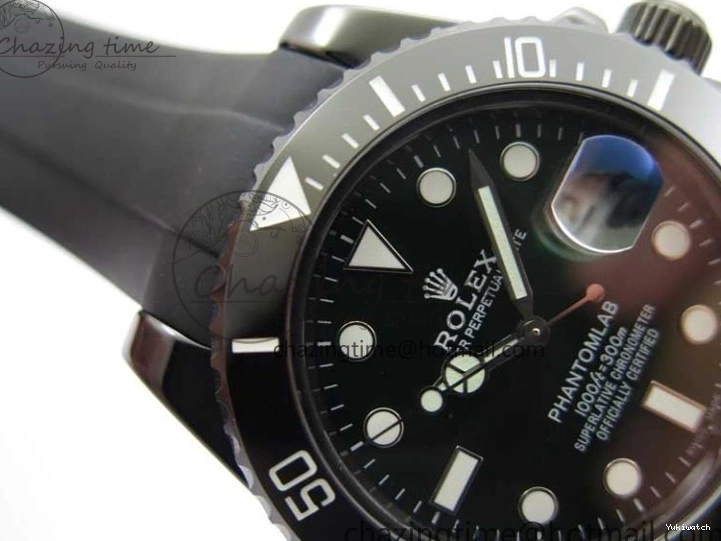 Edition SA3135 Black Black Green Strap Rubber Submariner Best 5GF Ceramic Dial on 40mm 0425